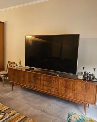 Asi estaba este living...